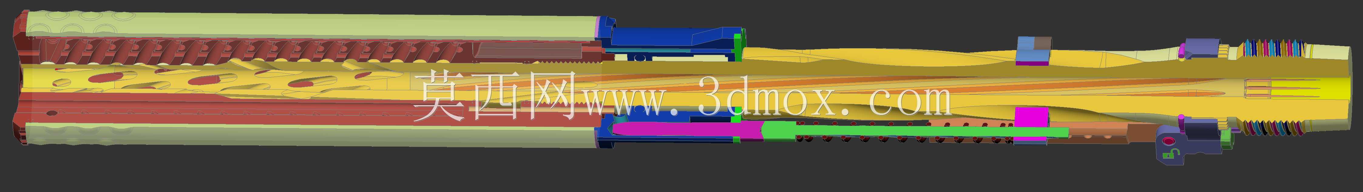 概念设计定制300灯罩黑色aac 7.62x35mm钎焊正在进行V.3