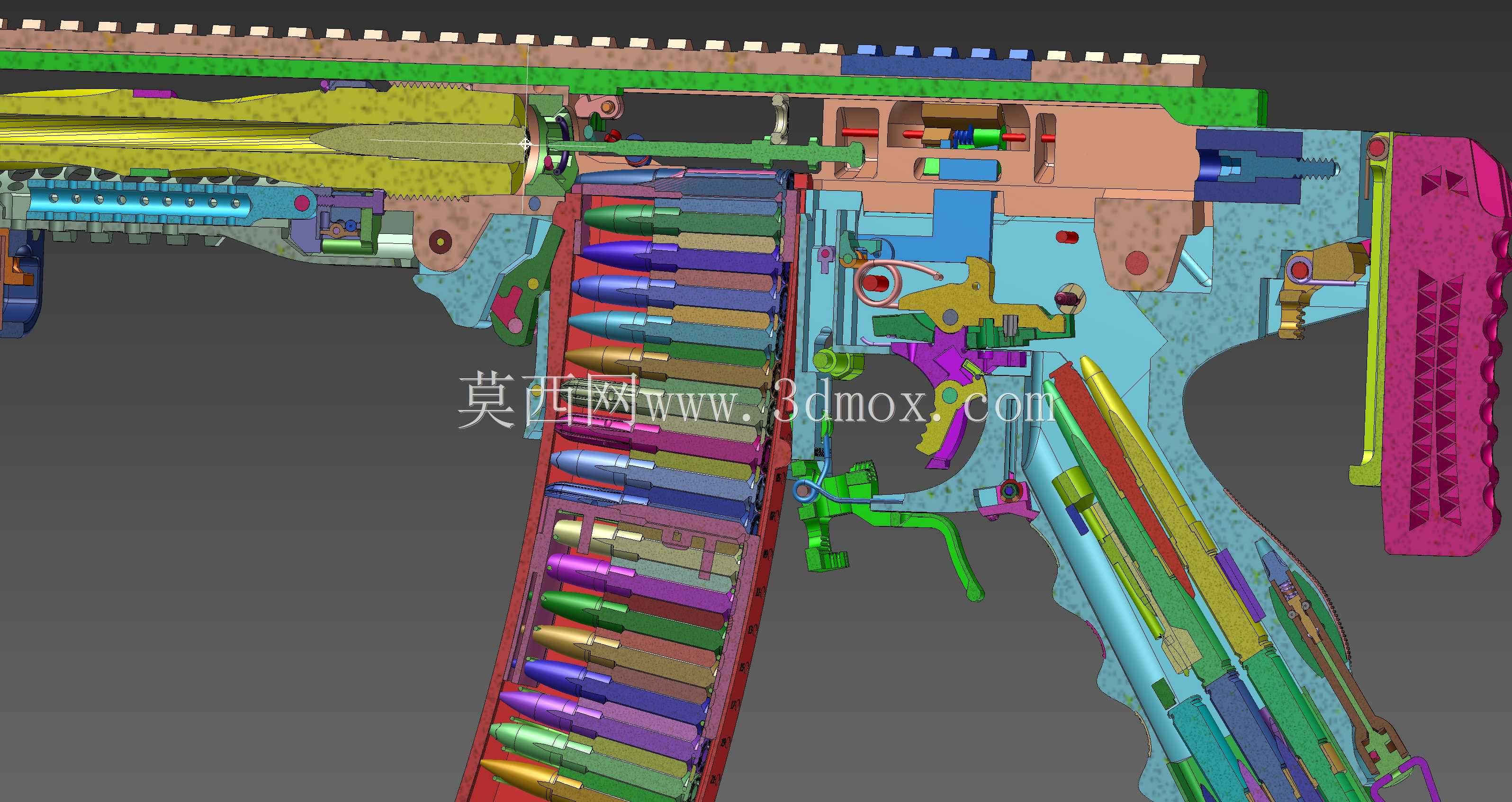 概念设计定制300灯罩黑色aac 7.62x35mm钎焊正在进行V.3