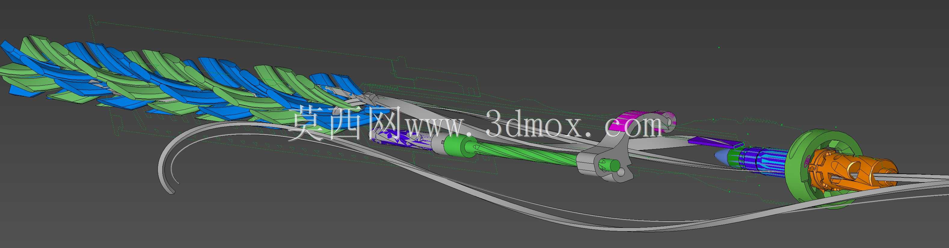 概念设计定制300灯罩黑色aac 7.62x35mm钎焊正在进行V.3