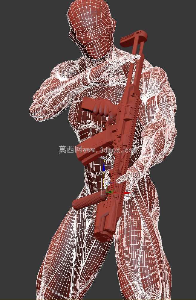 概念设计定制300灯罩黑色aac 7.62x35mm钎焊正在进行V.3