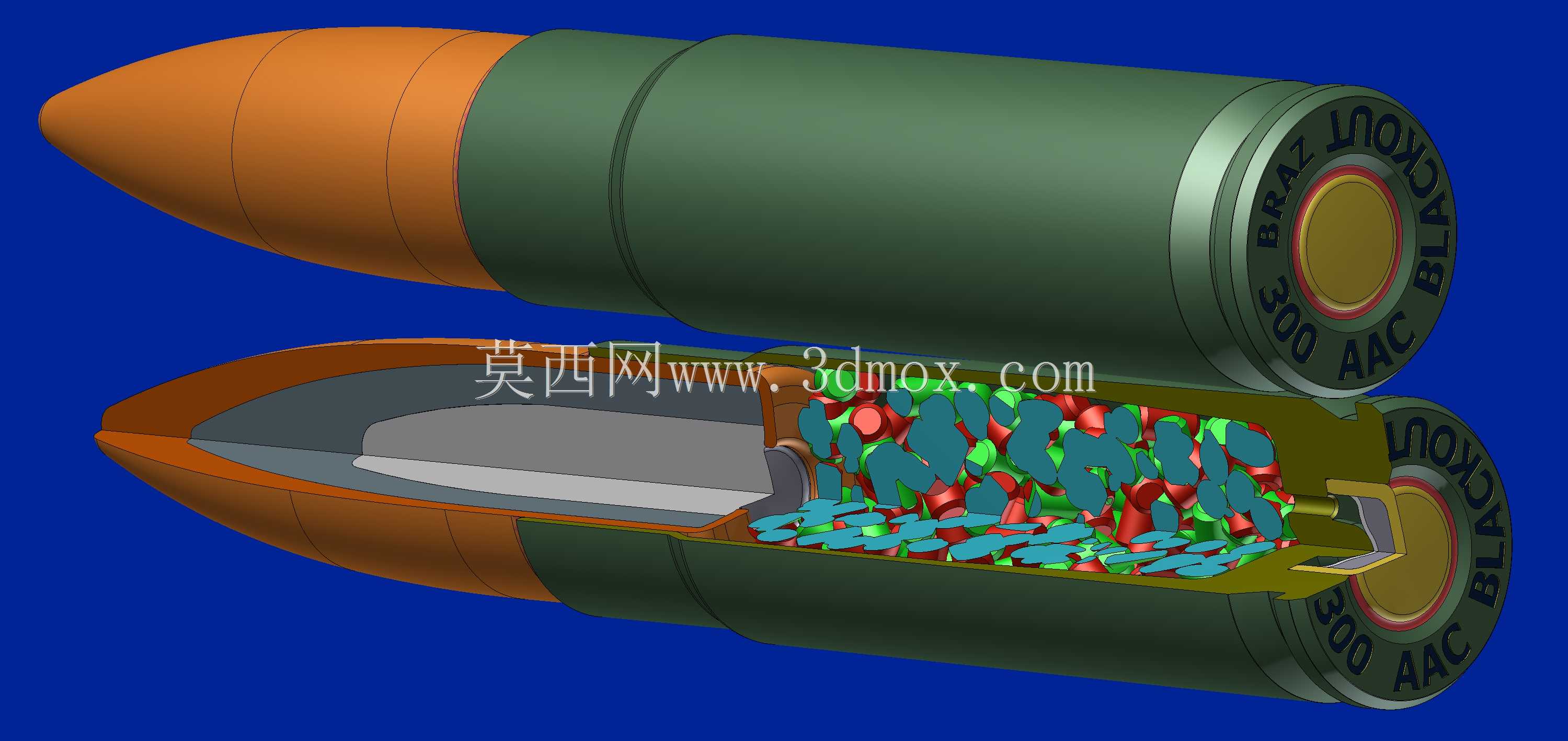 概念设计定制300灯罩黑色aac 7.62x35mm钎焊正在进行V.3