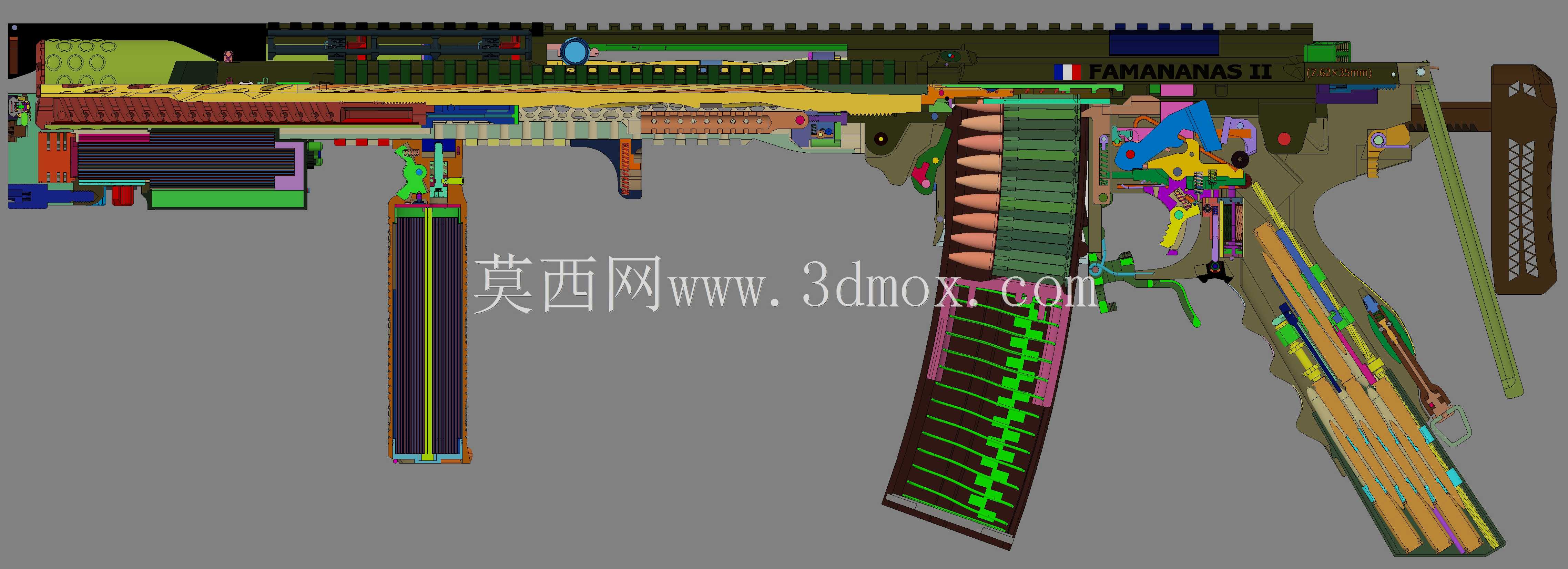 概念设计定制300灯罩黑色aac 7.62x35mm钎焊正在进行V.3