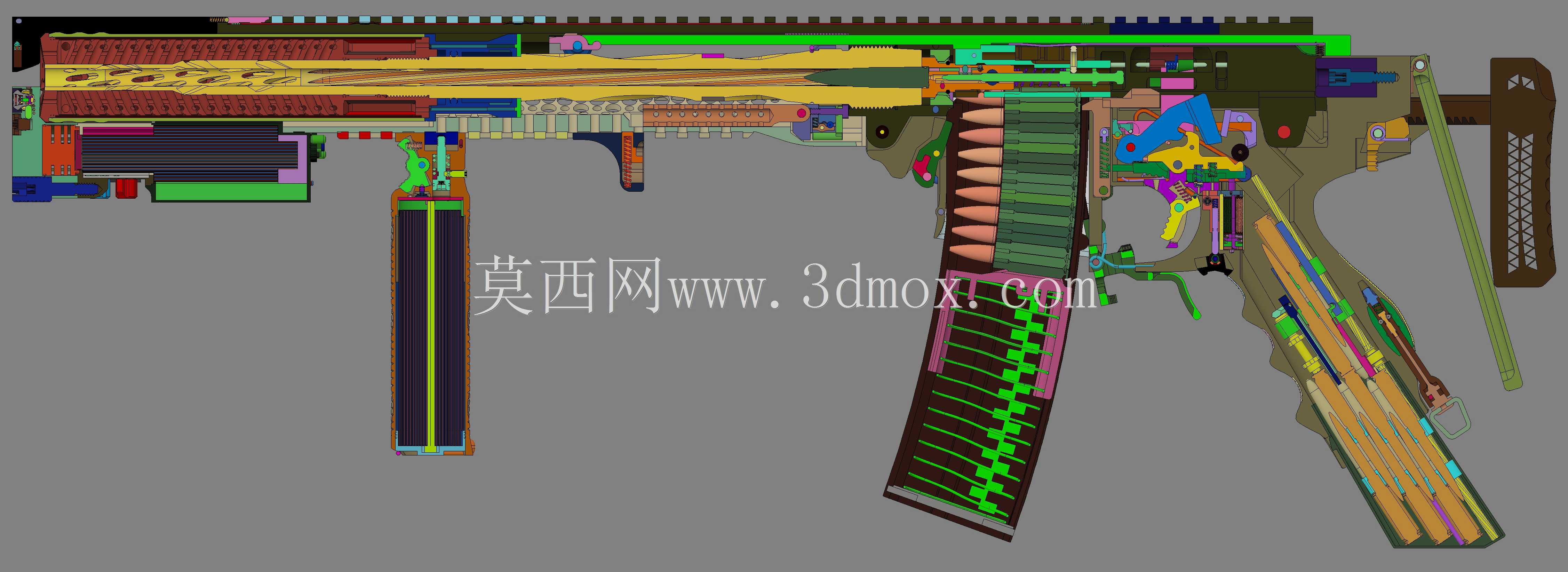 概念设计定制300灯罩黑色aac 7.62x35mm钎焊正在进行V.3