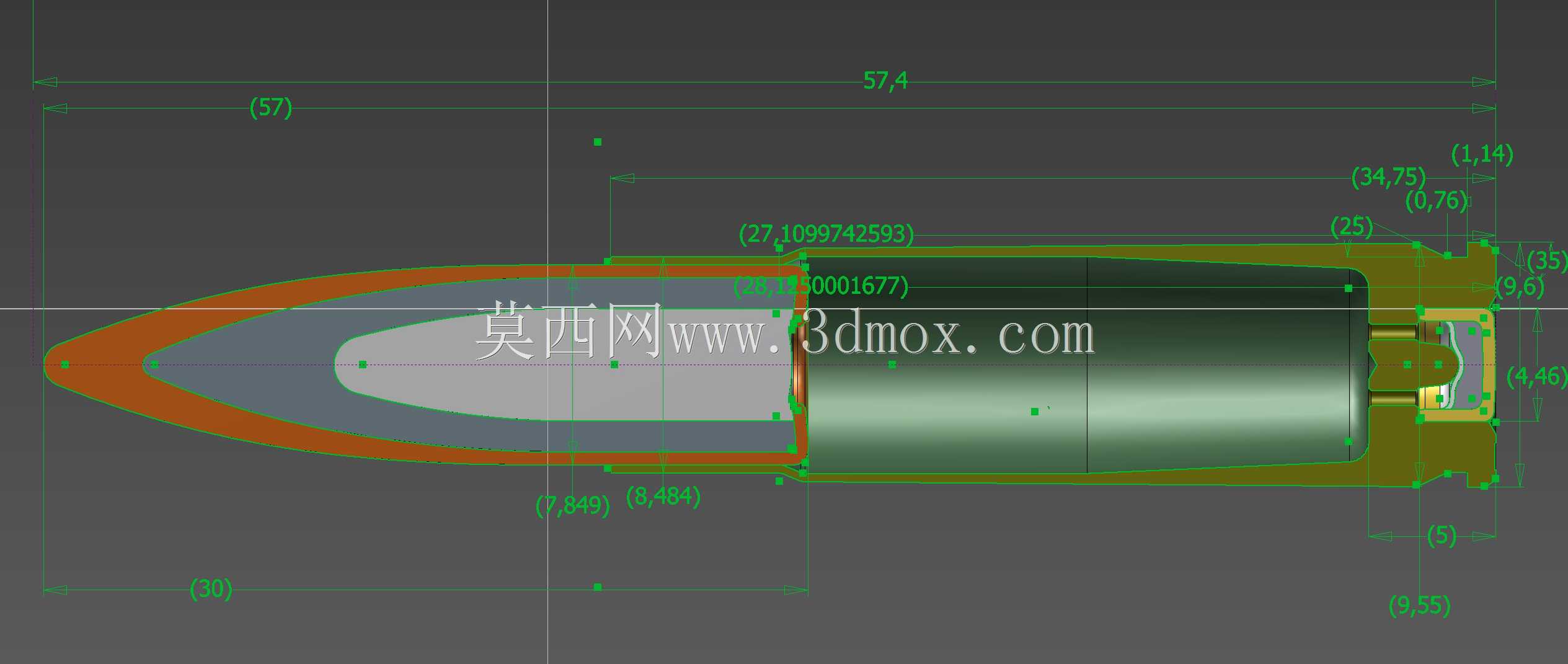 概念设计定制300灯罩黑色aac 7.62x35mm钎焊正在进行V.3