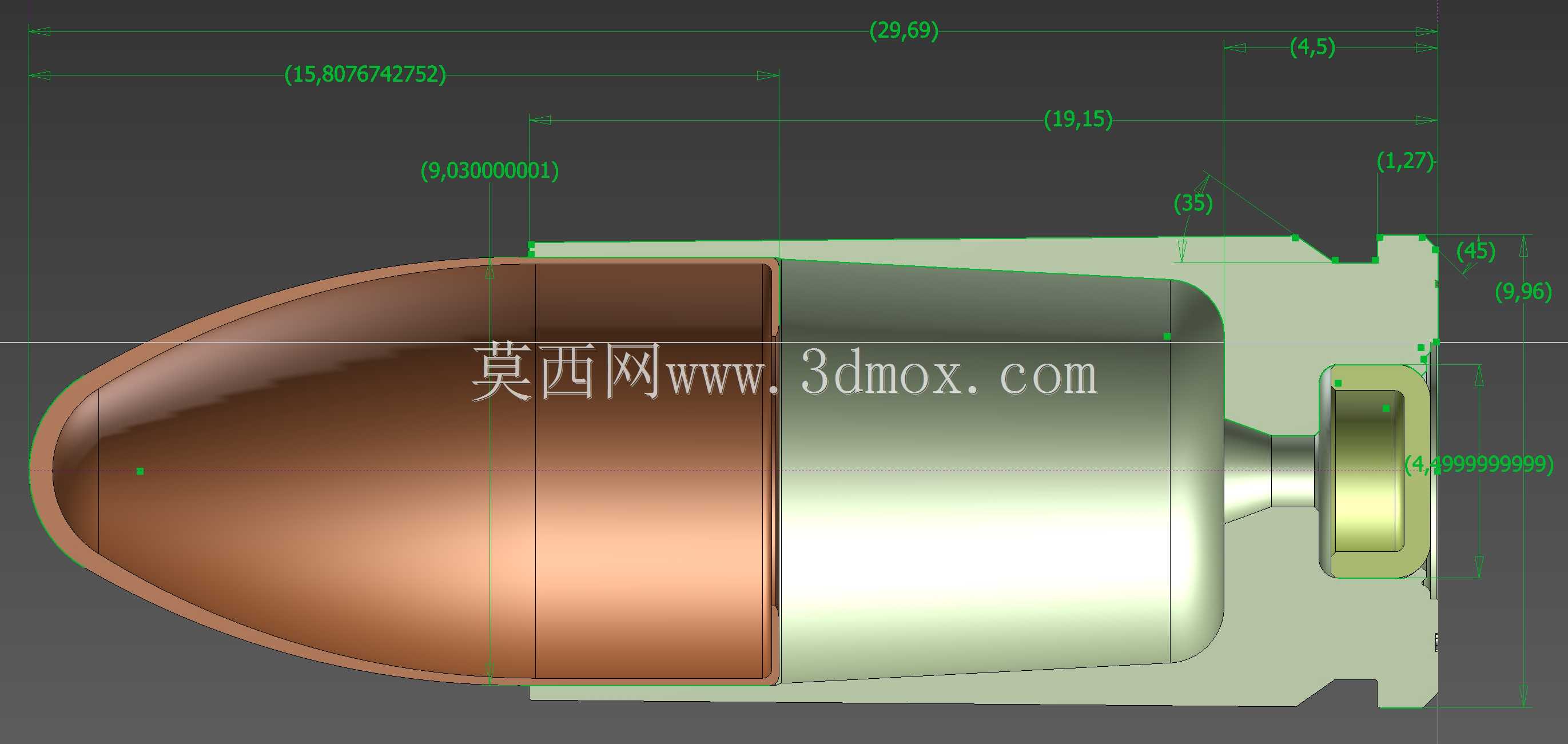 概念设计定制300灯罩黑色aac 7.62x35mm钎焊正在进行V.3