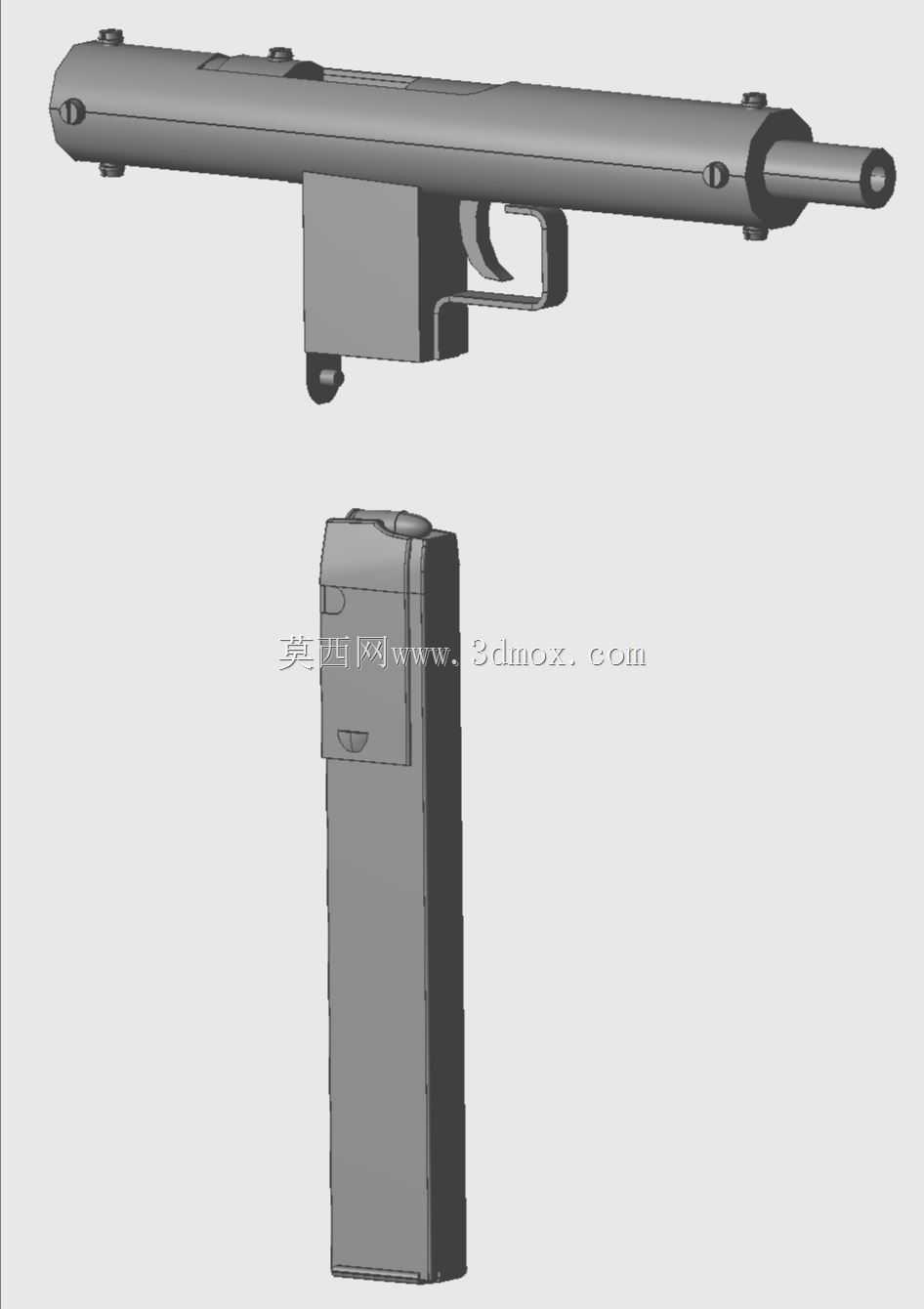 9mm子弹软管SMG