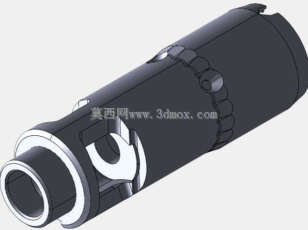 AK74M炮口制动器