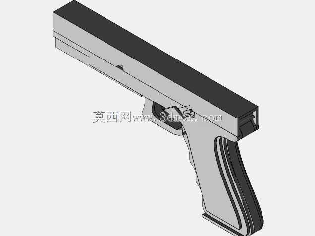 格洛克17橡胶带玩具枪-工作机构