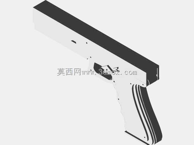 格洛克17橡胶带玩具枪-工作机构