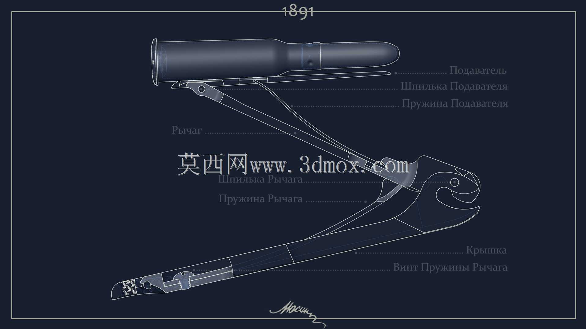 3LineRifle1891.莫辛-给料机