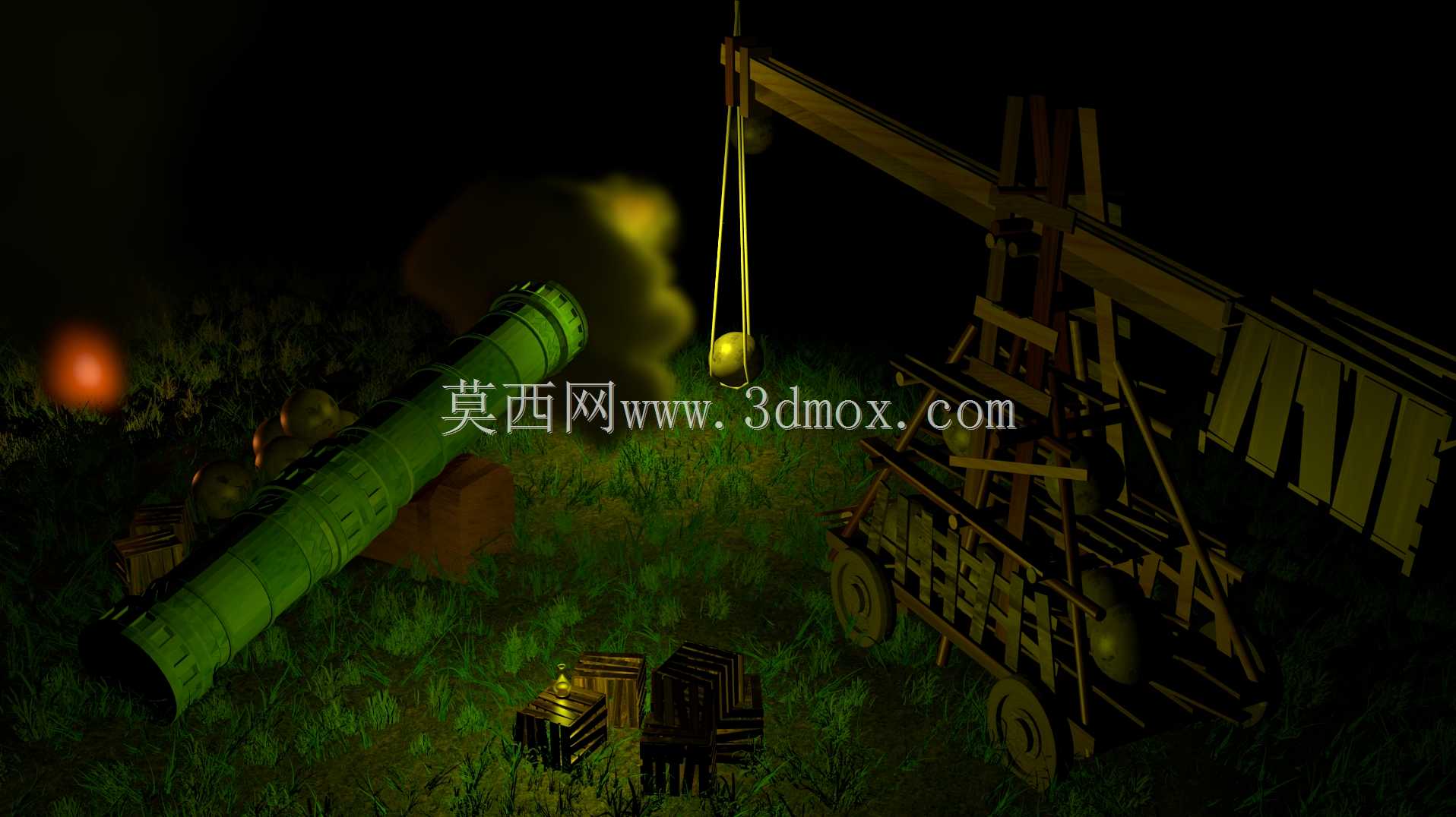 ?ahi加农炮射击动画