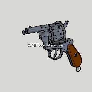 Lefaucheux M1858第三型12毫米10发短枪管(3D打印套件玩具枪)