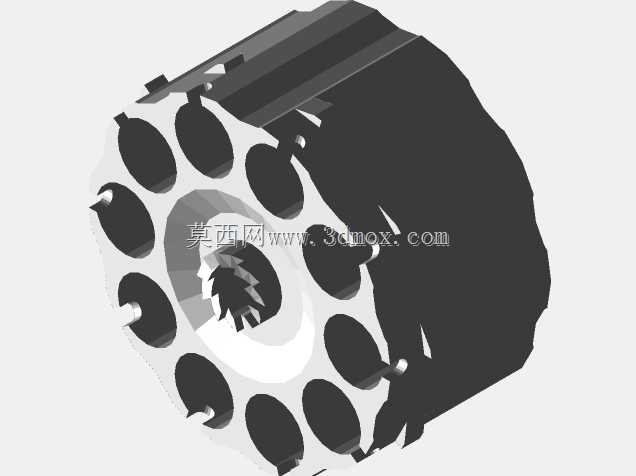 Lefaucheux M1858第三型12毫米10发短枪管(3D打印套件玩具枪)