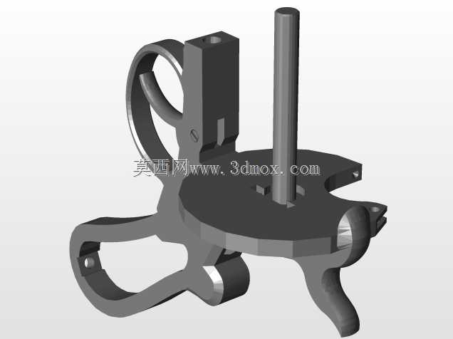 Lefaucheux M1858第三型12毫米10发短枪管(3D打印套件玩具枪)