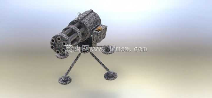 盖特林枪SolidWorks 2011