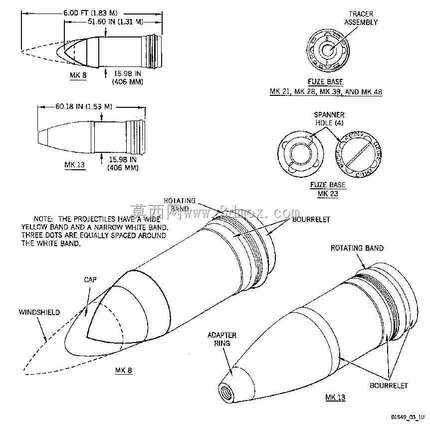 Mk 8 APCBC和Mk13 HC外壳