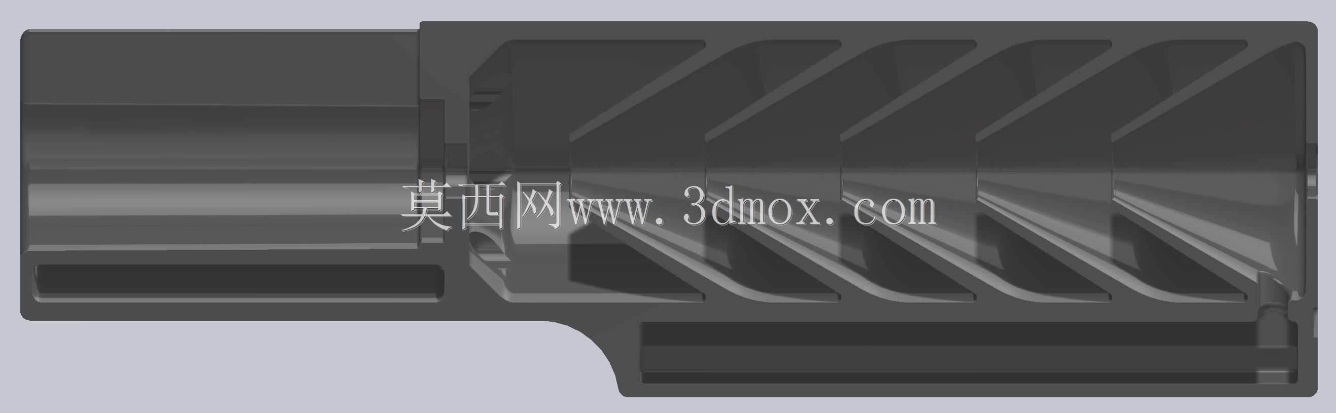 3D可打印.22附件(抑制器/消音器、轨夹)