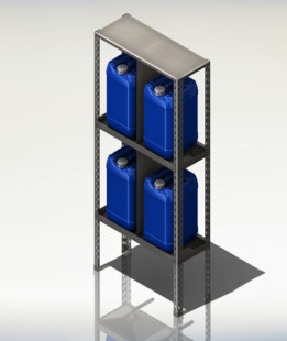 Estante para qu��micos/Chemical rack