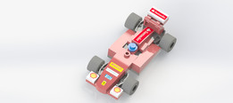 乐高砖法拉利F1