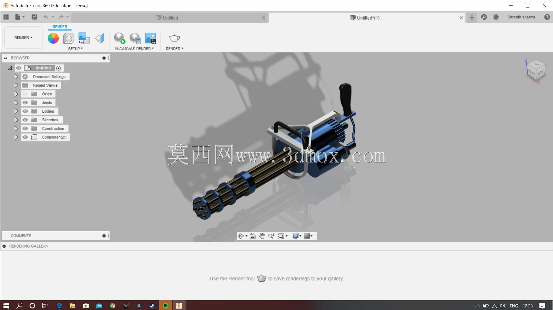 1876��fusion 360�еļ����ֻ�ǹ