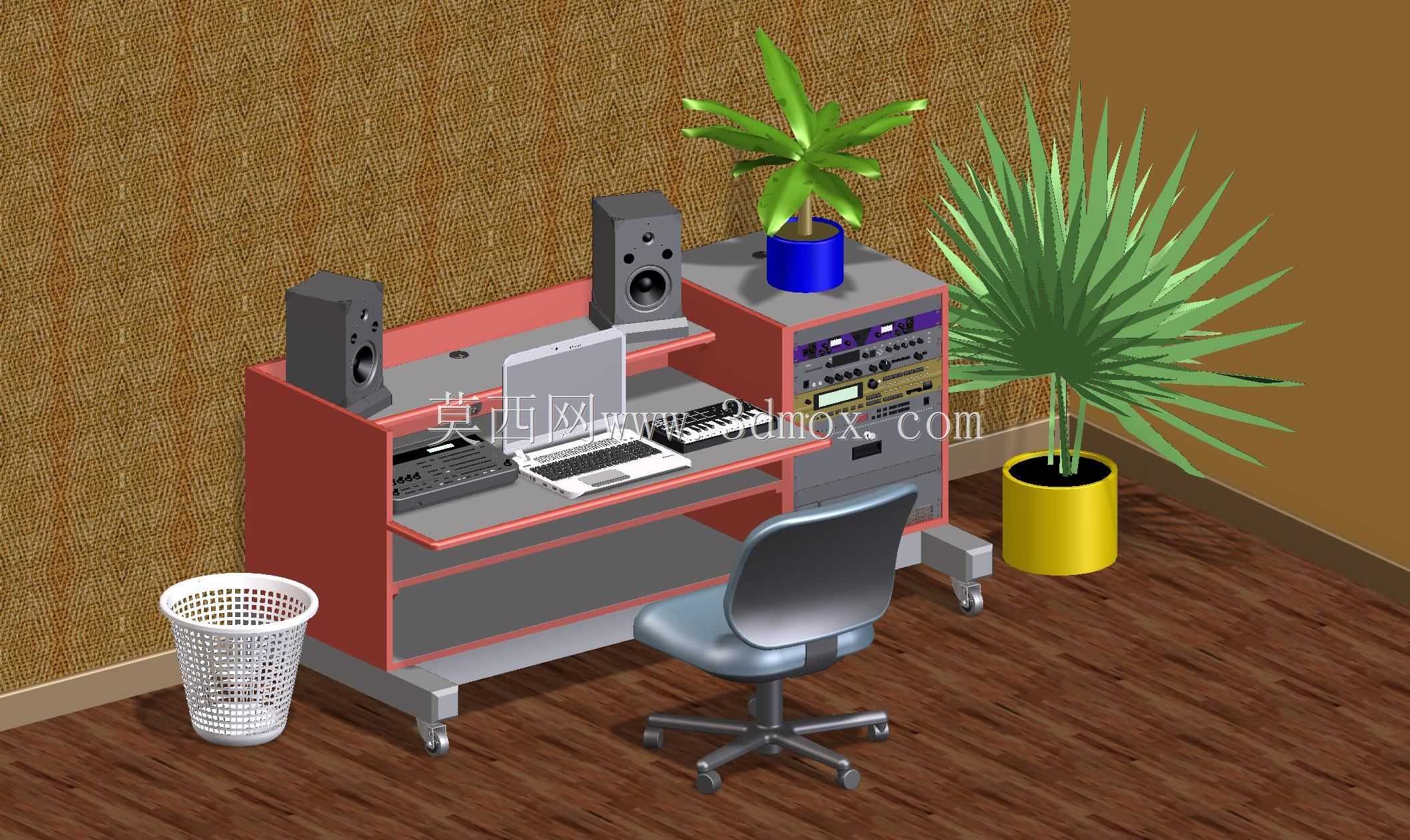 小型音乐工作室家具#2