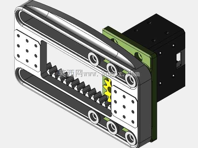 DYNAMIXEL X430齿轮滑动齿条装置。