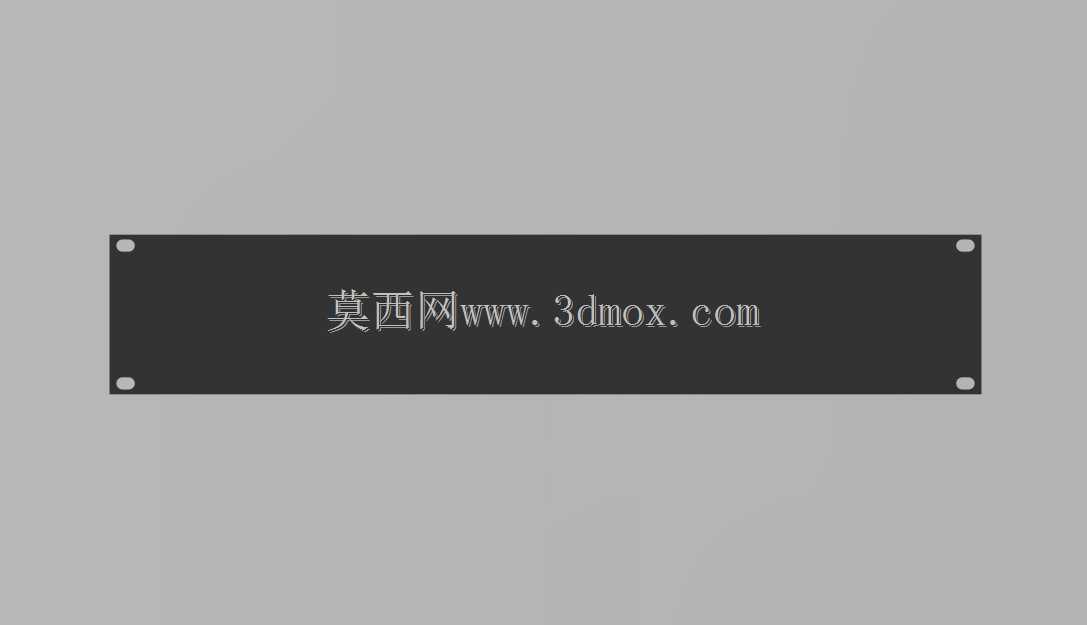 2RU空白面板