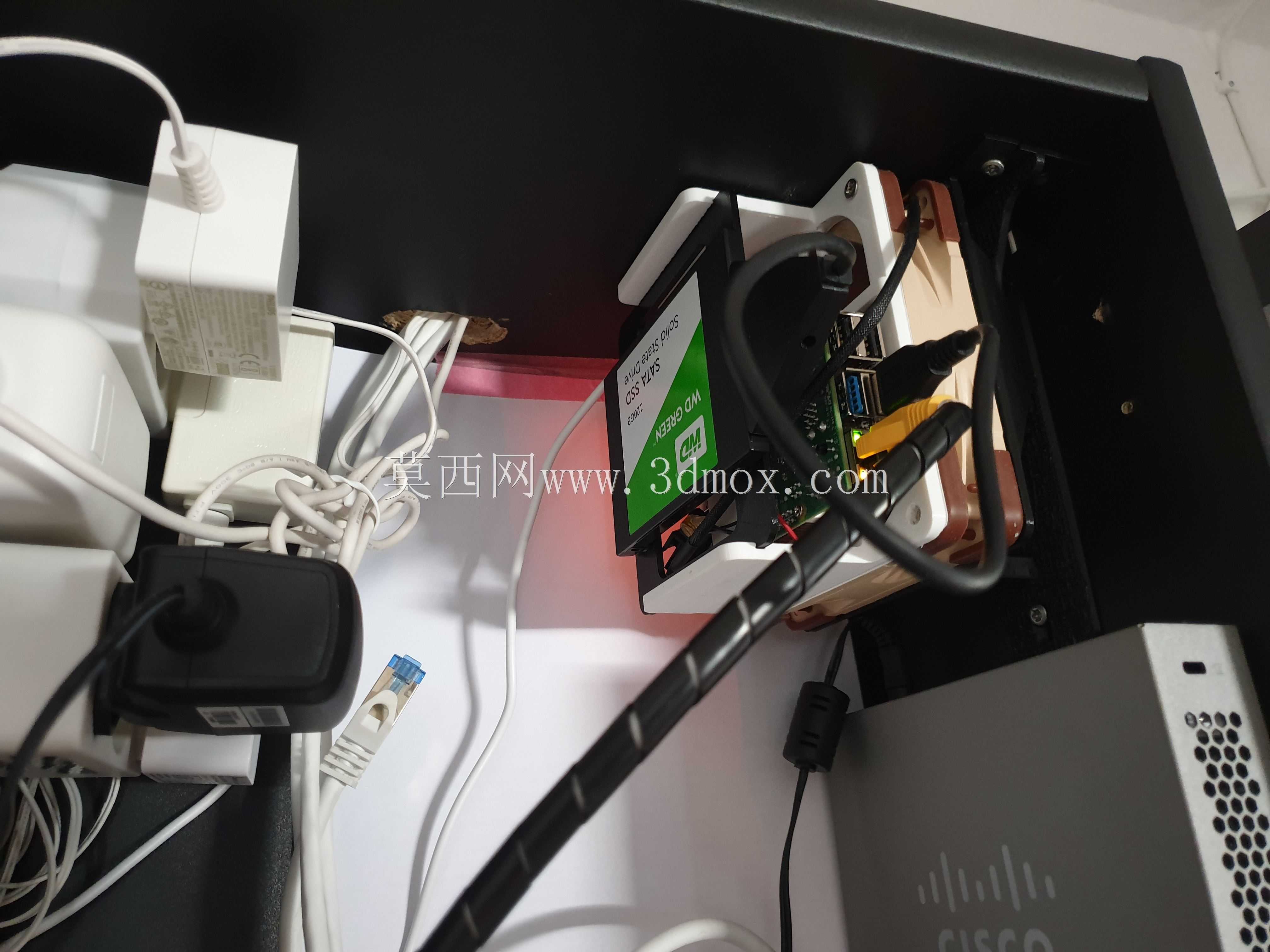 Raspberry Pi4���ܣ���120mm���Ȱ�װ��60mmת��