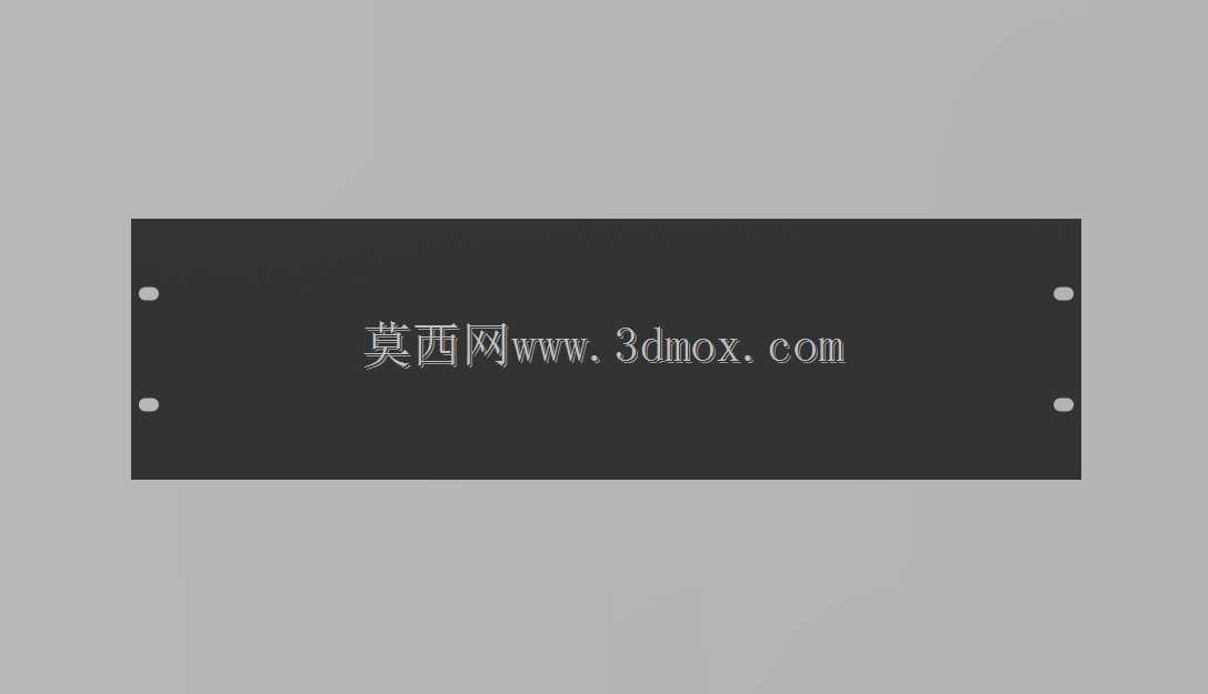 3RU空白面板