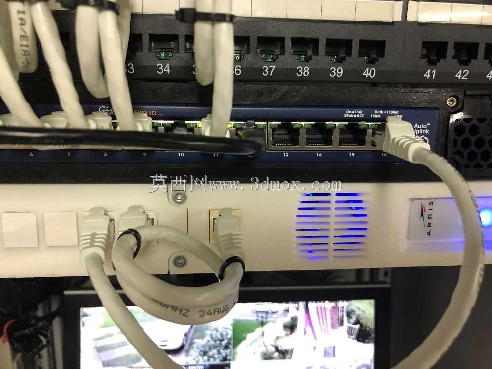 Arris SB6190机架安装-风扇冷却