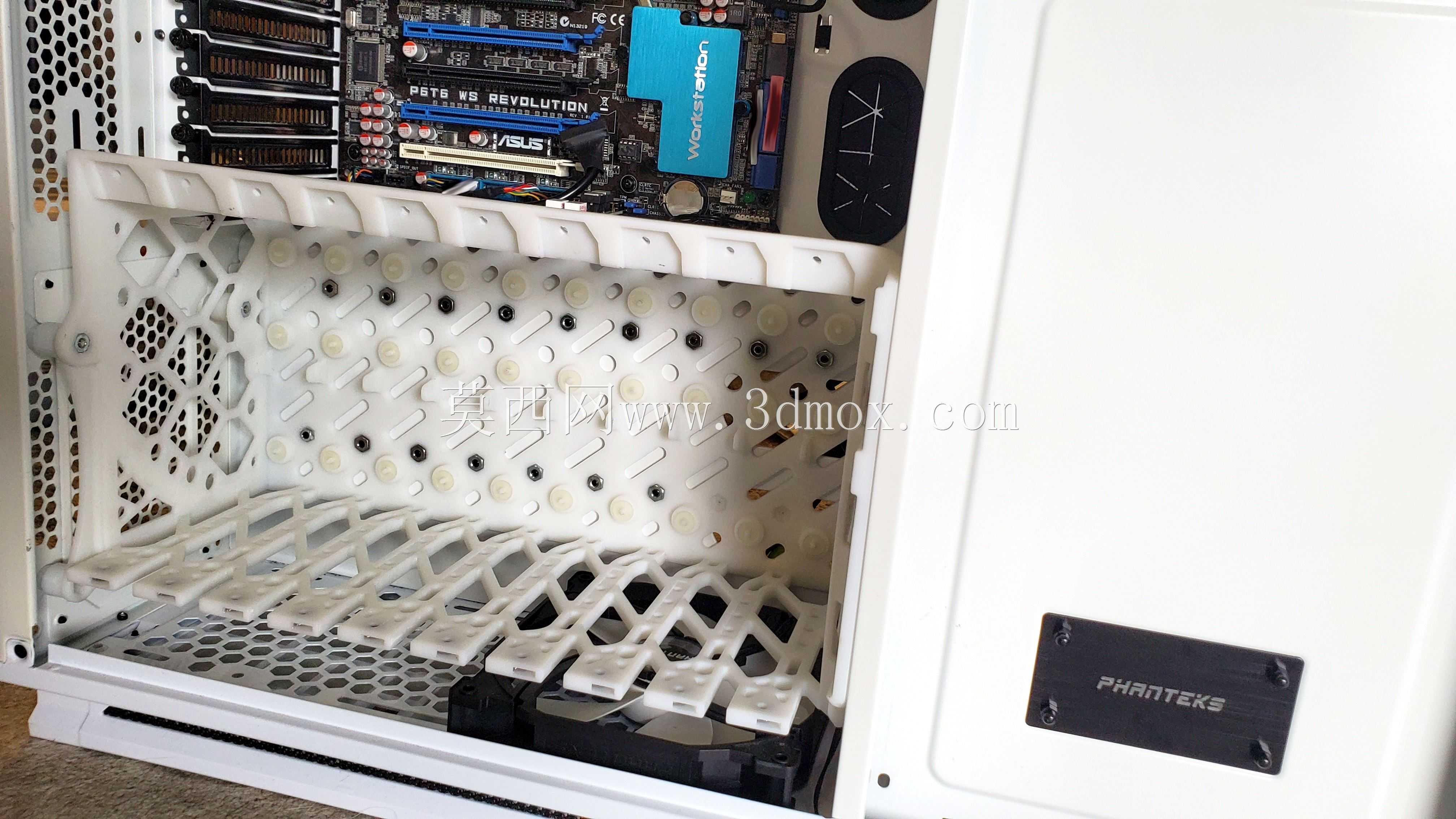 用于Phantek Enthoo Primo机箱的10托架硬盘驱动器机架