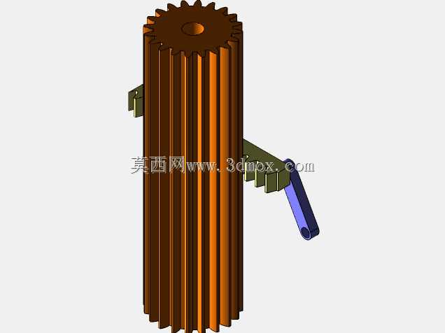 Solidworks中的四杆齿轮齿条机构设计
