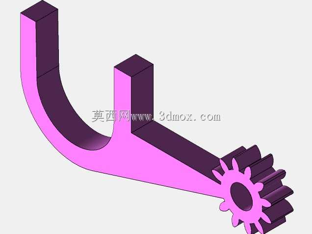 solidworks中带齿条和齿轮的机器人夹持器说明