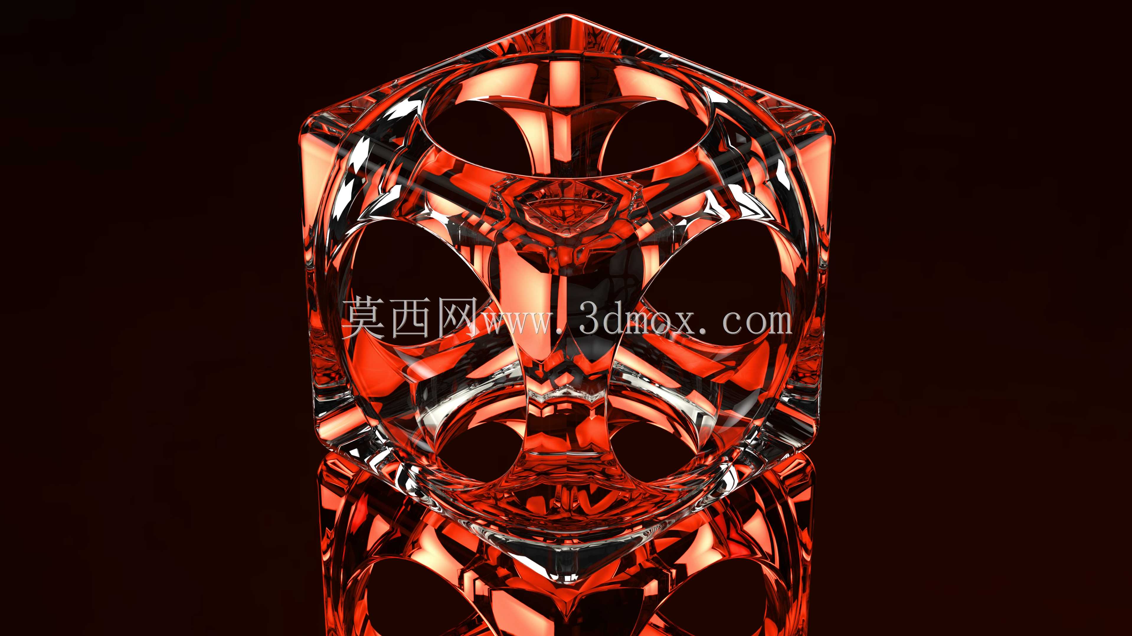 玻璃立方体-转盘动画