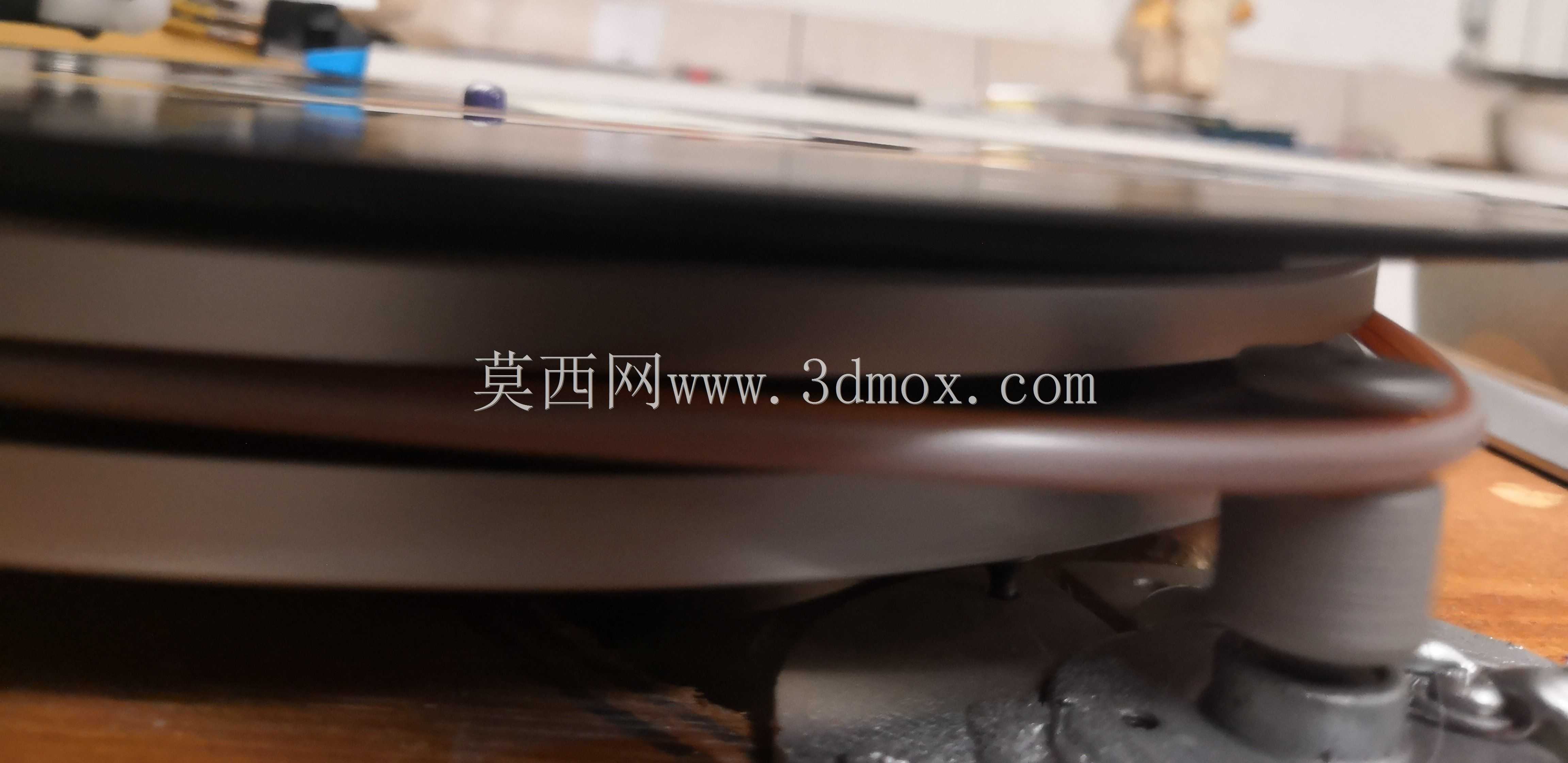 带有3D打印色调的唱片播放器