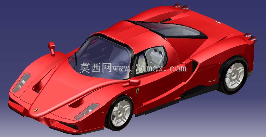 带有Catia V5的恩佐法拉利玩具模型