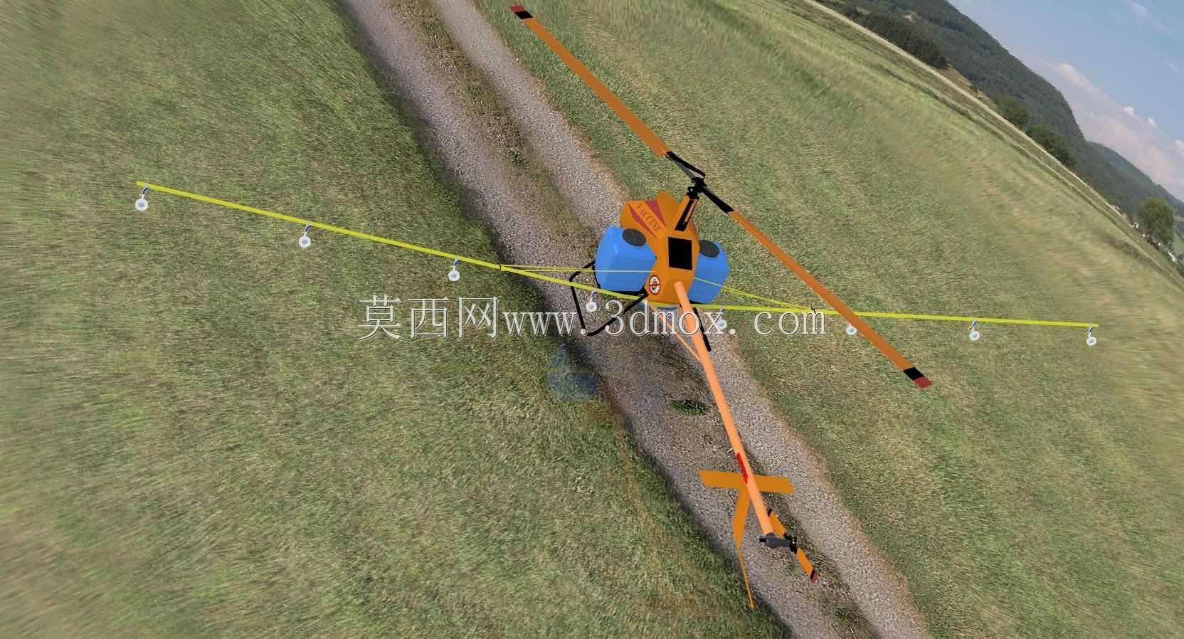 直升机型农业无人机-项目重新设计