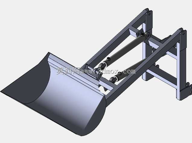 拖拉机铲斗后部