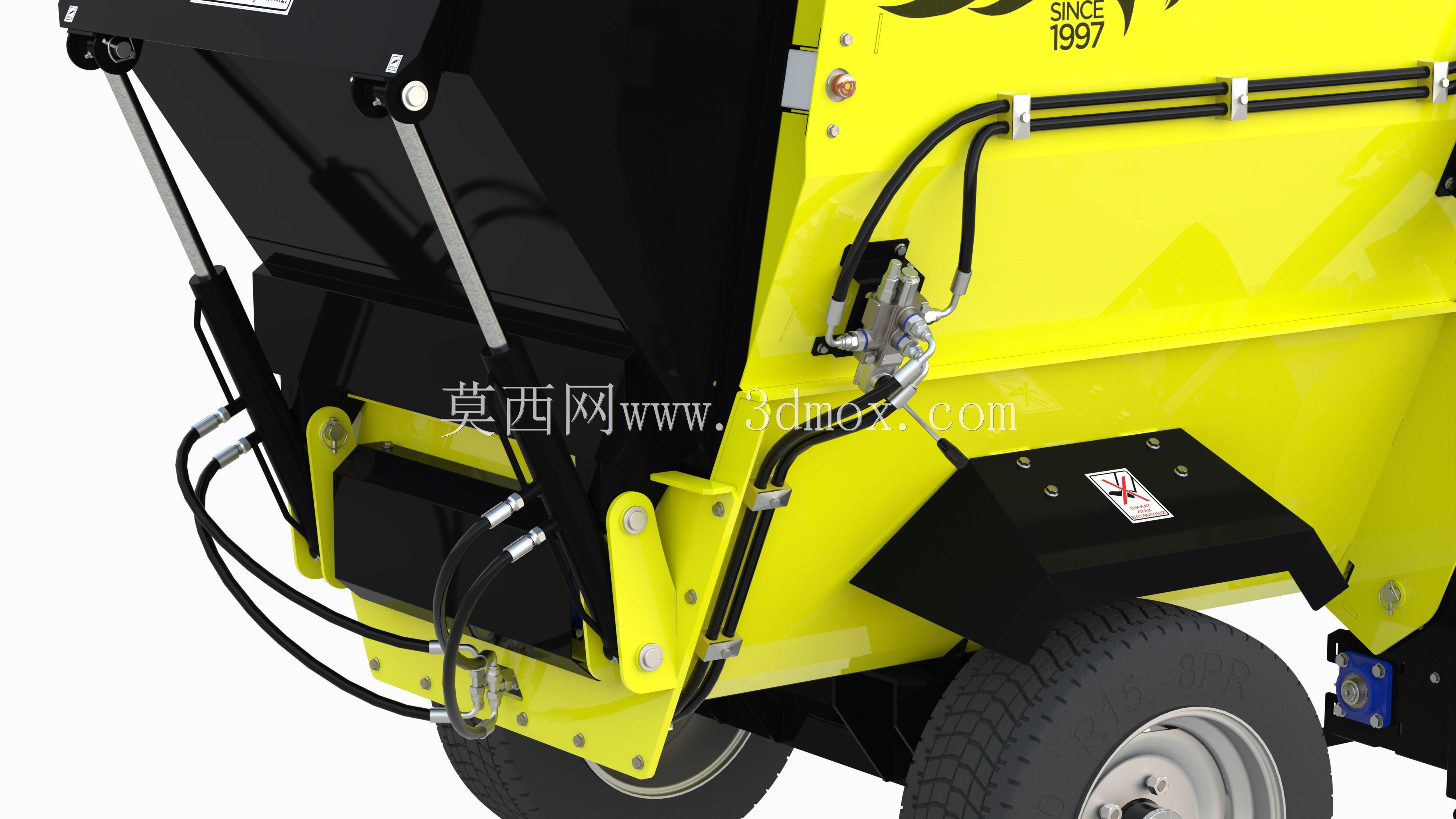 4m3水平进料混合