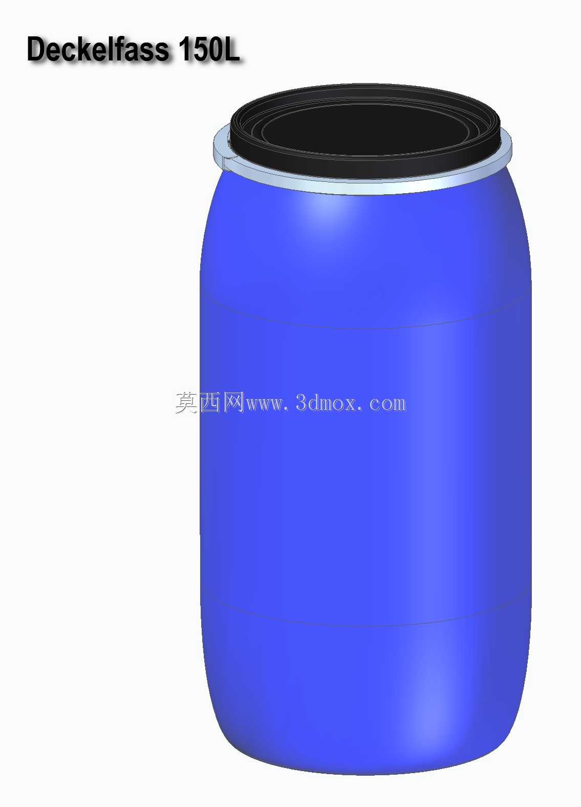 Deckelfass 150升高密度聚乙烯