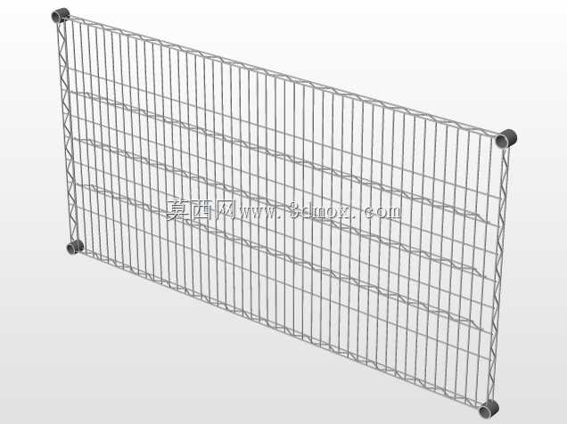 2'x 4'镀铬货架推车