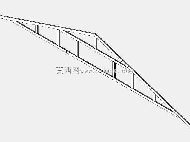 24 X 32杆车库-比例为1:12