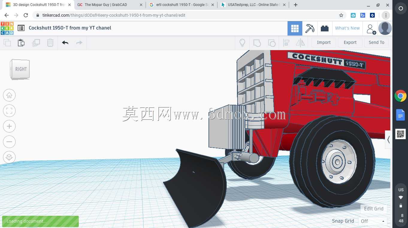 ERTL Cockshutt拖拉机的犁附件