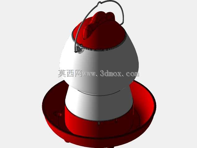 羽毛和喙状饮水器