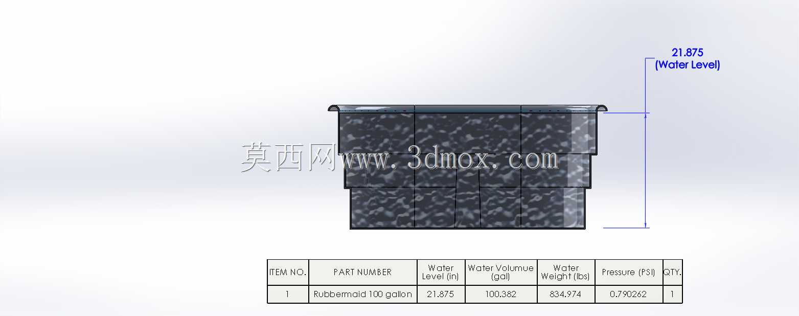Rubbermaid 100加仑浴缸