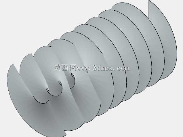 螺旋形运输车帕索350毫米外螺纹1000毫米