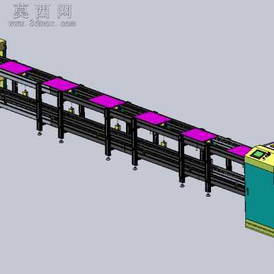 双层倍速链设计非常详细 3D模型