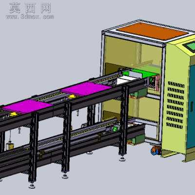 双层倍速链设计非常详细 3D模型