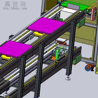 双层倍速链设计非常详细 3D模型