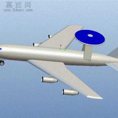 预警机 3D模型